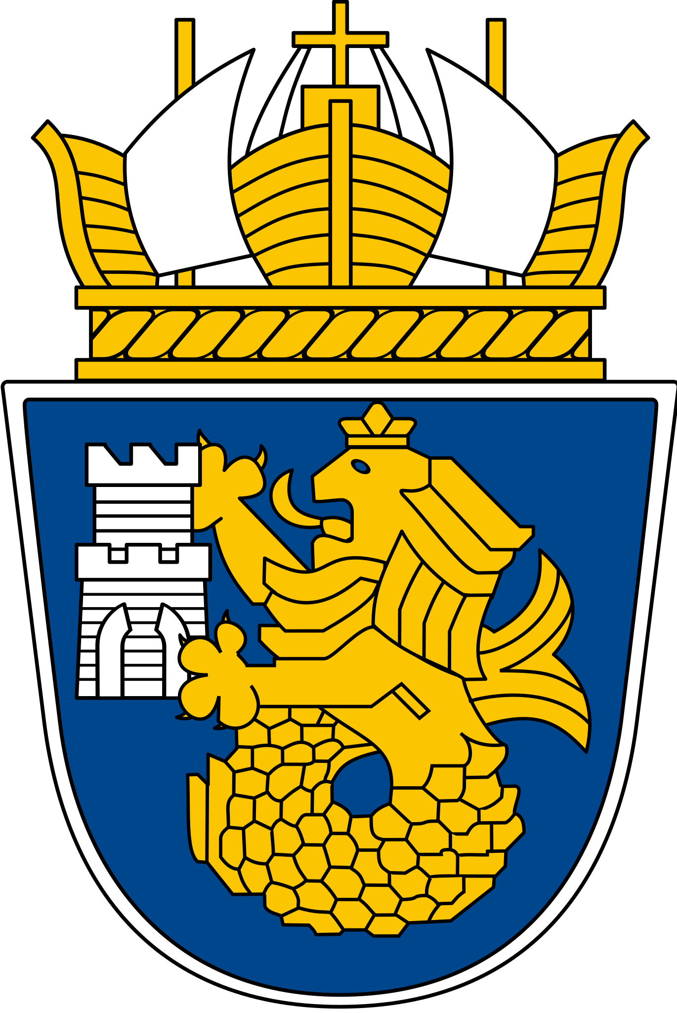 За града